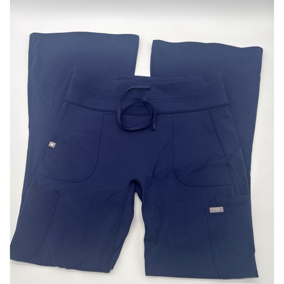 FIGS Navy Boot Cut & Flare Scrub Pants XL Style #100004 - Picture 2 of 6